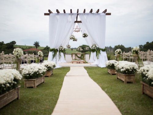 casamento no campo o altar