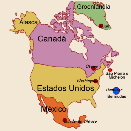 mapa america do norte 1
