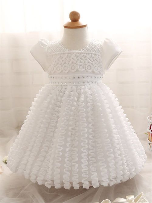 vestido para batizado de bebe 2