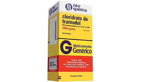 Cloridrato De Tramadol 100mg Comprimido