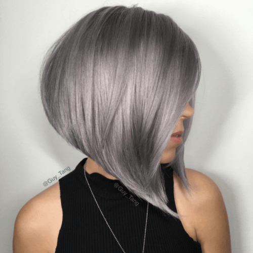 Corte Chanel de Bico platinado